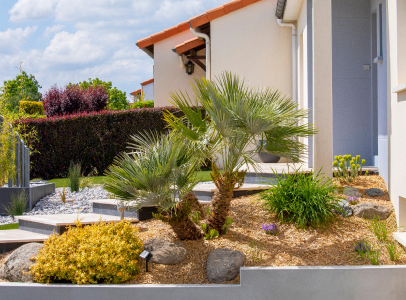 maçonnerie paysagère à Sémalens près de Castres dans le Tarn 81